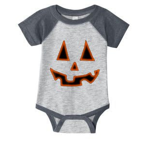 Pumpkin Halloween Shirts For Jack O Lantern Face Infant Baby Jersey Bodysuit