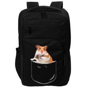 Pocket Hamster Shirts Funny Hamster In Pocket Gift Impact Tech Backpack