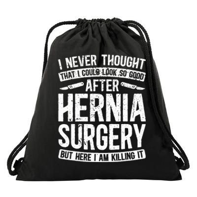 Post Hernia Surgery Recovery Funny Hernia Repair Recovery  Drawstring Bag