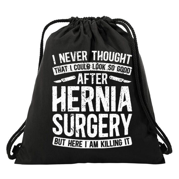 Post Hernia Surgery Recovery Funny Hernia Repair Recovery  Drawstring Bag