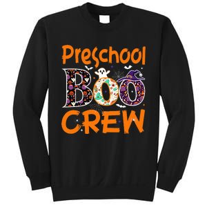 Preschool Halloween Teacher Boo Crew Funny Cute Spooky Classroom Sweatshirt