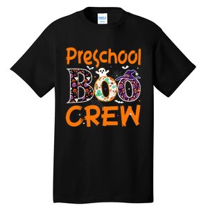 Preschool Halloween Teacher Boo Crew Funny Cute Spooky Classroom Tall T-Shirt