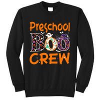 Preschool Halloween Teacher Boo Crew Funny Cute Spooky Classroom Tall Sweatshirt