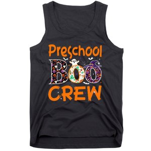 Preschool Halloween Teacher Boo Crew Funny Cute Spooky Classroom Tank Top