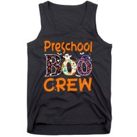 Preschool Halloween Teacher Boo Crew Funny Cute Spooky Classroom Tank Top