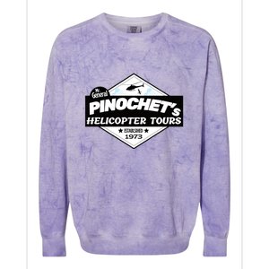 Pinochet’s Helicopter Tours Colorblast Crewneck Sweatshirt