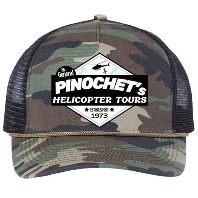 Pinochet’s Helicopter Tours Retro Rope Trucker Hat Cap