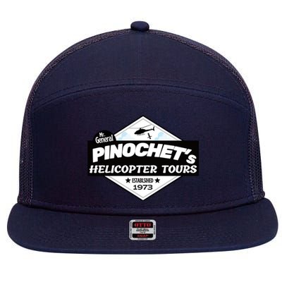 Pinochet’s Helicopter Tours 7 Panel Mesh Trucker Snapback Hat