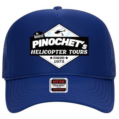 Pinochet’s Helicopter Tours High Crown Mesh Back Trucker Hat