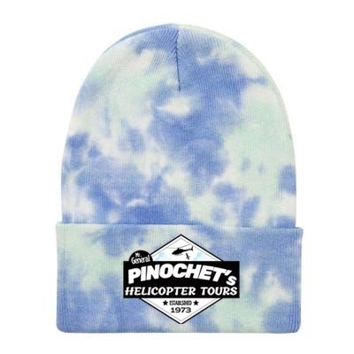 Pinochet’s Helicopter Tours Tie Dye 12in Knit Beanie