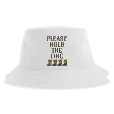 Please Hold The Line Dance Addict Shoes Funny Classy Boots  Sustainable Bucket Hat