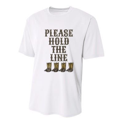 Please Hold The Line Dance Addict Shoes Funny Classy Boots  Youth Performance Sprint T-Shirt
