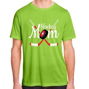 Playing Hockey Team Player Cool Mom Gift Hockey Mom Gift Adult ChromaSoft Performance T-Shirt