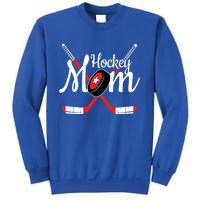 Playing Hockey Team Player Cool Mom Gift Hockey Mom Gift Sweatshirt