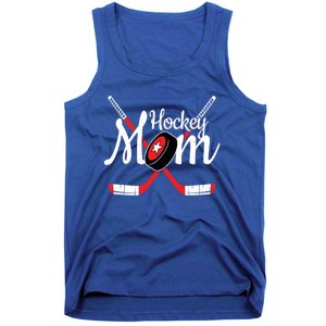 Playing Hockey Team Player Cool Mom Gift Hockey Mom Gift Tank Top