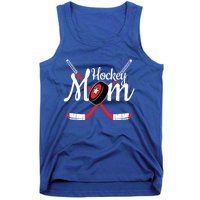 Playing Hockey Team Player Cool Mom Gift Hockey Mom Gift Tank Top