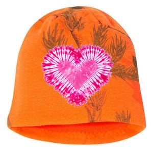 Pink Heart Tie Dye Valentines Day Kati - Camo Knit Beanie