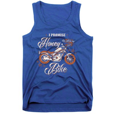 Promise Honey This Will Be My Last Bike Wife Husband Biker Cute Gift Tank Top