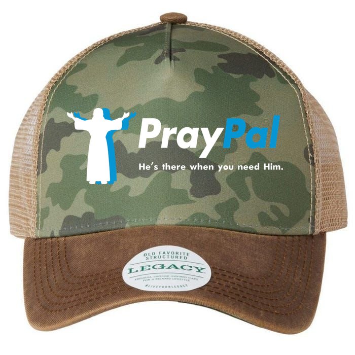 PrayPal He's There When You Need Him Legacy Tie Dye Trucker Hat