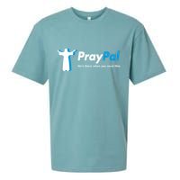PrayPal He's There When You Need Him Sueded Cloud Jersey T-Shirt