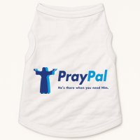 PrayPal He's There When You Need Him Doggie Tank