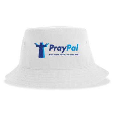 PrayPal He's There When You Need Him Sustainable Bucket Hat