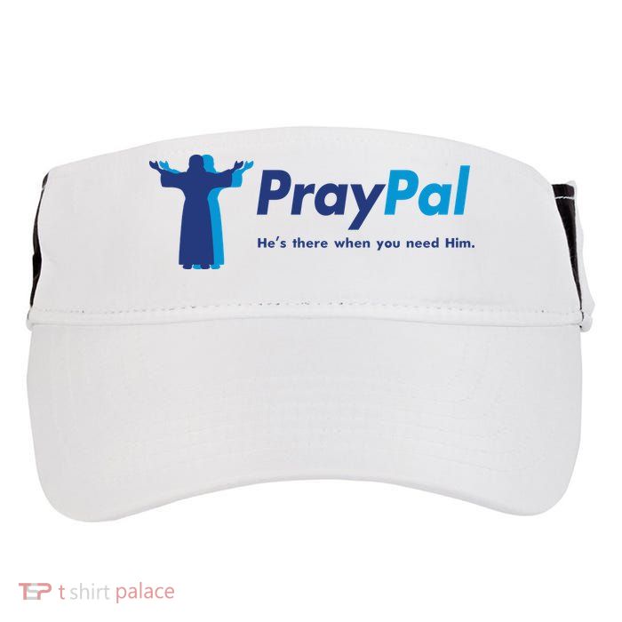 PrayPal He's There When You Need Him Adult Drive Performance Visor