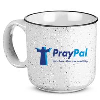 PrayPal He's There When You Need Him 15oz Campfire Ceramic Mug