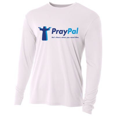 PrayPal He's There When You Need Him Cooling Performance Long Sleeve Crew