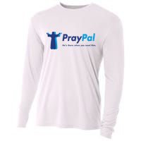 PrayPal He's There When You Need Him Cooling Performance Long Sleeve Crew