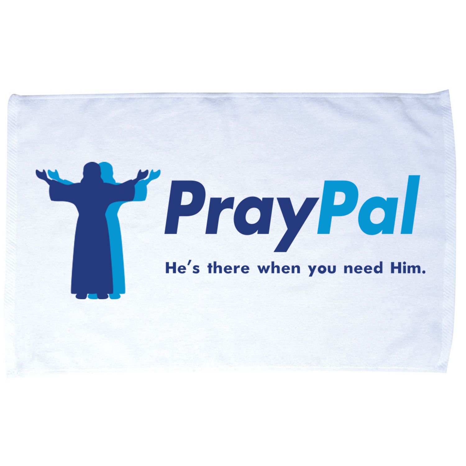 PrayPal He's There When You Need Him Microfiber Hand Towel