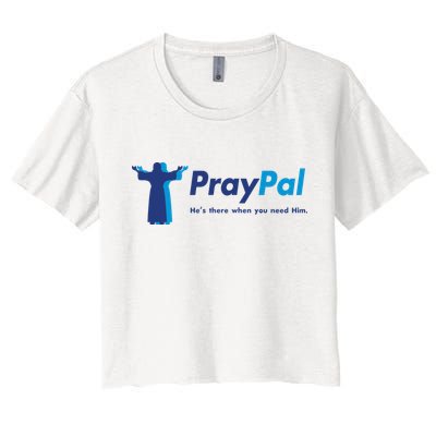 PrayPal He's There When You Need Him Crop Top