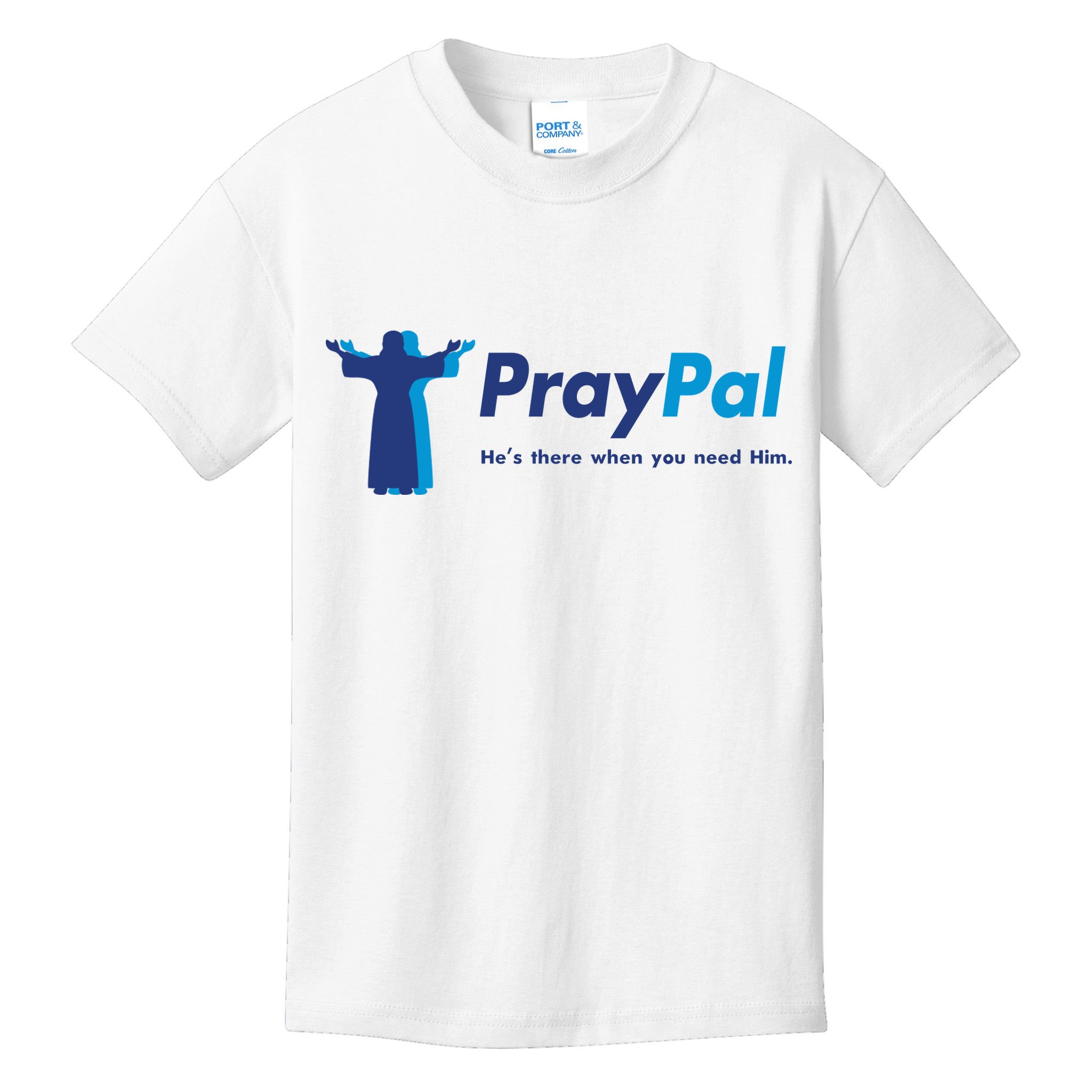 PrayPal He's There When You Need Him Kids T-Shirt