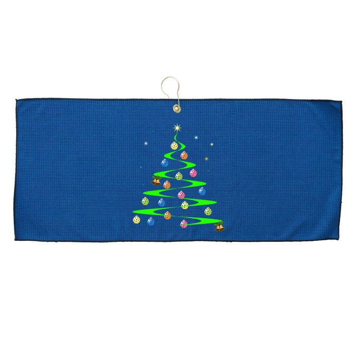 Pickleball Holiday Tree | Pickleball Tree | Pickleball Holiday Gift | Great Large Microfiber Waffle Golf Towel