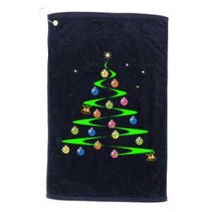 Pickleball Holiday Tree | Pickleball Tree | Pickleball Holiday Gift | Great Platinum Collection Golf Towel