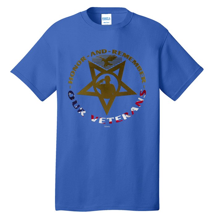 Public Holiday To Honor And Remember Our Veterans Medal Gift Tall T-Shirt