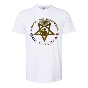 Public Holiday To Honor And Remember Our Veterans Medal Gift Softstyle CVC T-Shirt