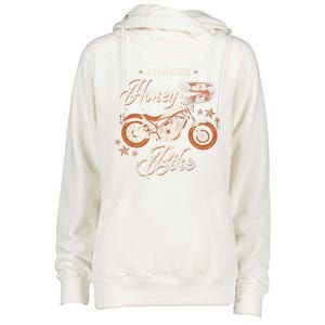 Promise Honey This Will Be My Last Bike Wife Husband Biker Meaningful Gift Womens Funnel Neck Pullover Hood