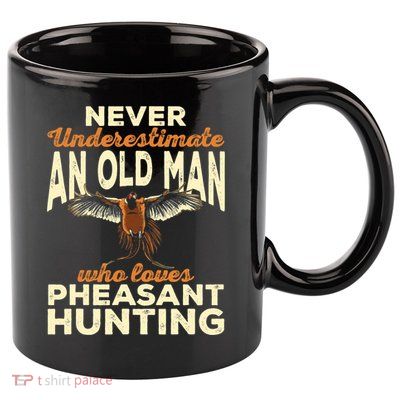 Pheasant Hunting Upland Bird Hunting 11oz C Handle Ceramic Mug