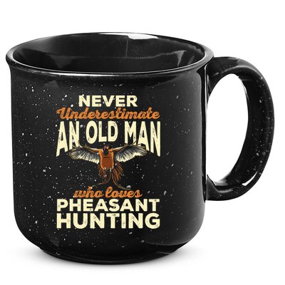 Pheasant Hunting Upland Bird Hunting 15oz Campfire Ceramic Mug