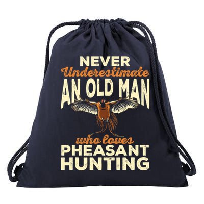 Pheasant Hunting Upland Bird Hunting Drawstring Bag
