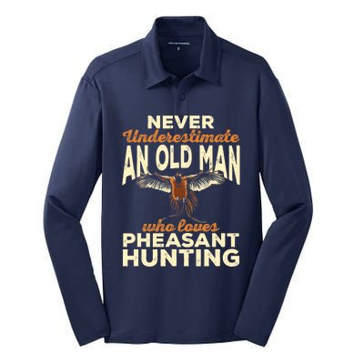 Pheasant Hunting Upland Bird Hunting Silk Touch Performance Long Sleeve Polo