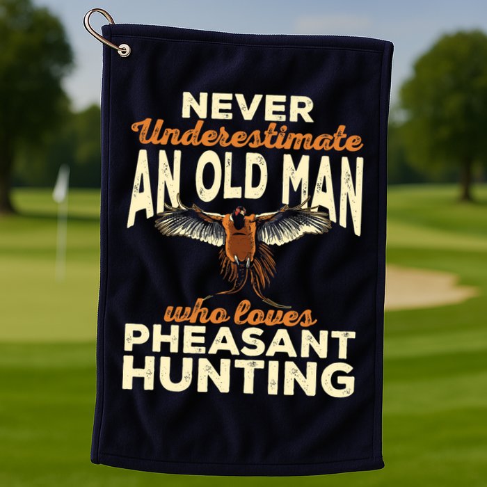 Pheasant Hunting Upland Bird Hunting Golf Towel