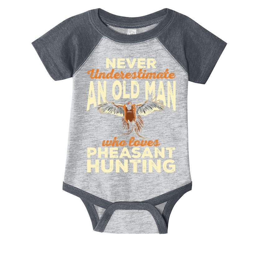Pheasant Hunting Upland Bird Hunting Infant Baby Jersey Bodysuit
