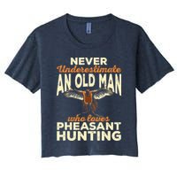 Pheasant Hunting Upland Bird Hunting Women's Crop Top Tee