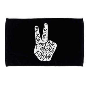 Peace Hope Unity Day Orange Anti Bullying Microfiber Hand Towel