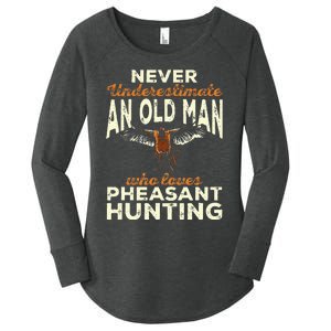 Pheasant Hunting Upland Bird Hunting Women's Perfect Tri Tunic Long Sleeve Shirt