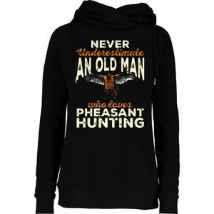 Pheasant Hunting Upland Bird Hunting Womens Funnel Neck Pullover Hood