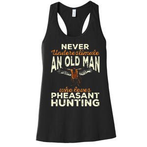 Pheasant Hunting Upland Bird Hunting Women's Racerback Tank