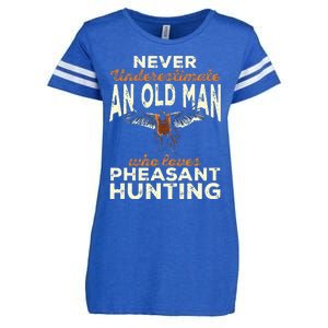 Pheasant Hunting Upland Bird Hunting Enza Ladies Jersey Football T-Shirt